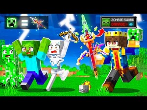 Minecraft But You Can Convert MOBS Into OP WEAPONS !!