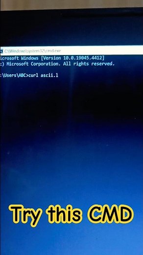 Magical command prompt trick 😉 l man dancing #cmd #new #iclm #shots #viral #trend #magic #dance #yt