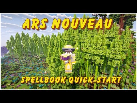 Minecraft in a Hurry - Ars Nouveau Spellbook Quickstart