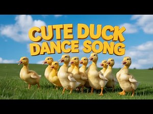 Happy Duck Song for Toddlers | English Animal Song for Kids with Fun Quack Quack Sounds