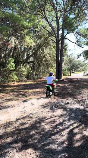 Practicing hole shots with the new hole shot divice