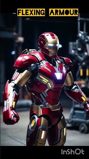 Iron Man Epic Suit-Up ⚙️ | A.I VFX Animation | Marvel Avengers #IronManShorts