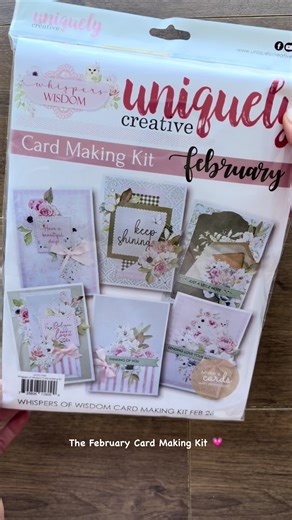 The perfect card making kit 💗 #diy #cardmaking #kit #crafting