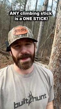 How to use ANY climbing stick as a ONE STICK! #hunting #saddlehunting #deer #howto
