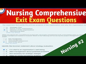 Nursing Comprehensive | #Exit_Exam_Questions | #P2