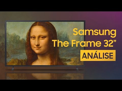 ESSA É A MELHOR TV DE 32" DO BRASIL!!! | SAMSUNG THE FRAME QLED | 32LS03C FULL HD