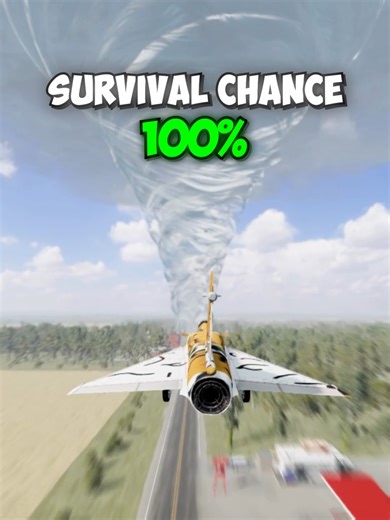 Instant 600 MPH Into a Tornado🌪️🔥 Which Car Survives?#beamngdrive #beamng #game #beam #crash