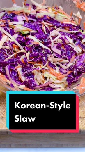 Korean Style Slaw Recipe for Bahn Mi