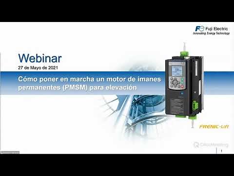 (Spanish) Webinar: Cómo poner en marcha un motor de imanes permanentes (PMSM) para elevación