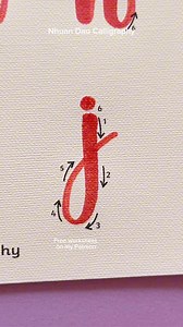 How to Write Letter J - Easy Tutorial for BeginnersTip: Don’t chase perfection.It’s better to write slowly and with feeling than quickly and without care.The imperfect letters are often the ones that feel most alive.Comment “ALPHABET” below and I’ll DM you the link to get your free worksheet.I’m using Karin Markers for this demo.#alphabet #nhuandaocalligraphy #learnlettering #learncalligraphy #letteringpractice #calligraphynsip | Nhuan Dao Calligraphy 101