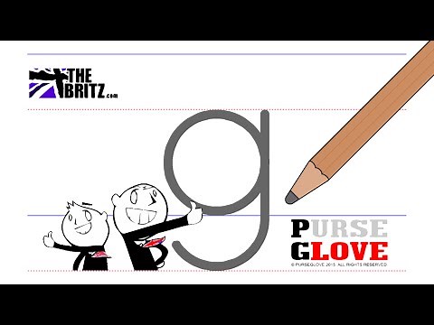 Writing English Alphabet - lowercase g