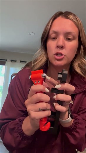 Vehicle emergency tool Window breaker & seatbelt cutter | Basics Emergency Seat Belt Cutter #shorts