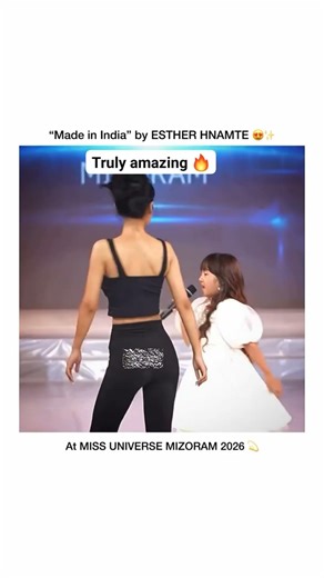 "Made in Inda" By Esther Hnamte Performance in Miss Universe Mizoram 2026