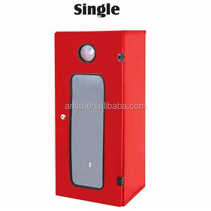 [Hot Item] Single Fire Cabinet for 6kg Fire Extinguisher Cabinet Plastic, Steel Material Fire Fighting Box Cabinet