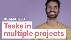 1.3K views | Working on a task that belongs in multiple Asana projects? Multi-home it! Watch and learn how to take one task and add it to as many projects as you'd like, in just one click. #asanatips | Asana | Facebook