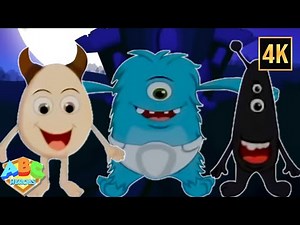 Five Little Monsters Jumping on the Bed