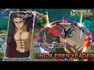 NEW SCRIPT SKIN LING X EREN YEAGER FINALLY SEASON ( AOT - MLBB ) 2026
