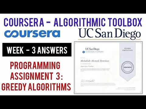 Coursera:Programming Assignment 3: Greedy Algorithms Assignment Solutions|Algorithmic Toolbox Week 3