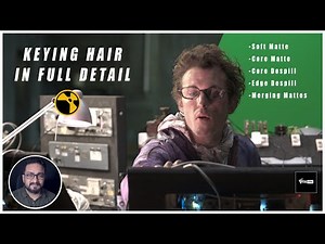 KEYING HAIR DETAIL IN NUKE | FULL PROCESS (ONLY KEYING) | VFX VIBE