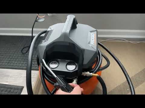 RIDGID 6 Gal Portable Electric Pancake Air Compressor Review