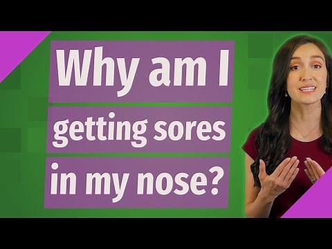 Why am I getting sores in my nose?