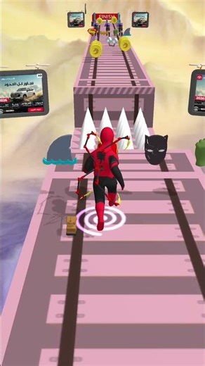 Super hero run race 3D gameplay funny dubbing