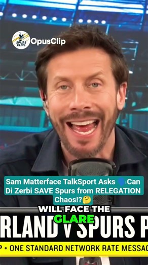 Sam TalkSport Asks 🗣Can Di Zerbi SAVE Spurs from RELEGATION Chaos⁉️🤔#tottenham #spurs #talksport