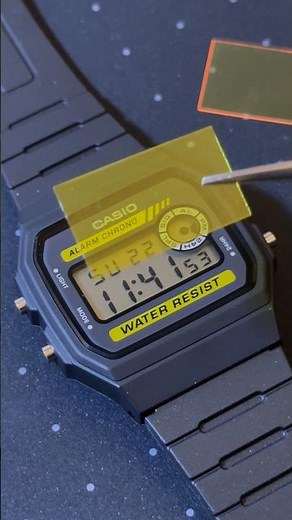 The Golden Casio.F-94W Yellow Filter MOD