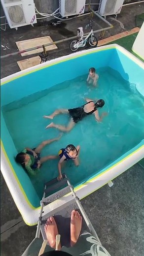 Should you buy an inflatable swimming pool? Review and Costs. IPOOLGO pool #pool #inflatablepool