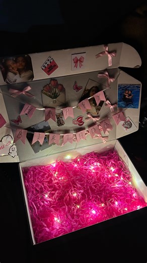 Pretty Boxes & Bouquets on Instagram: "The box itself is a little gift, crafted with care and available separately!💗💗💗 DM to order!🎀 [ gift box, cute, pink box, stickers, Polaroids, love, birthday gift ideas, gift ideas for her, thoughtful gifts] #giftideas #love #fyp #gifthampers #giftlove #giftbox #pretty #cute #viral #thoughtful #handmade #birthdaylove #birthdaygifts #explore #giftstore #pakistan #trending"