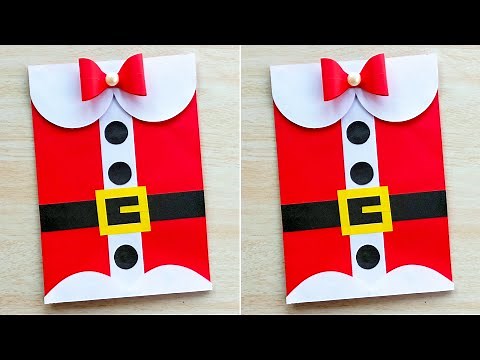 DIY Christmas card ideas // How to make Christmas greeting card // Christmas card making easy