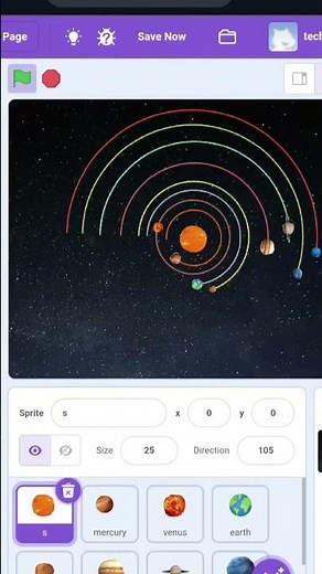 #Scratch solar system