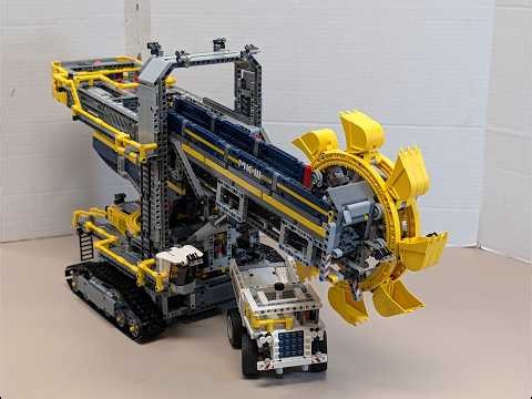 LEGO Technic Bucket Wheel Excavator 42055 Set Review