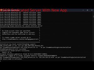 How to make a working dedicated server on CSGO with the new app