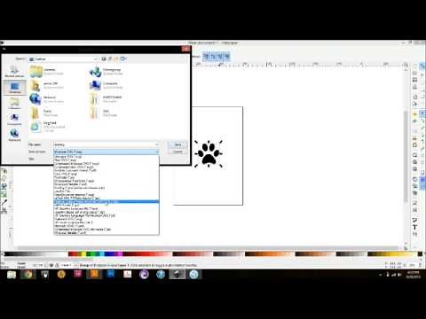 Convert .SVG files to .DXF files to cut on your Cameo using Inkscape