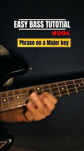Easy Major Key Grooves for Every Bassist #basslessons #bassgroove