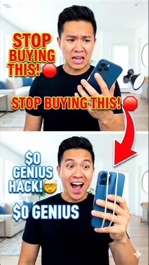 💲✋Stop Buying PopSockets! (Save $20 Hack) 🛑🇺🇸 | #shorts #lifehacks
