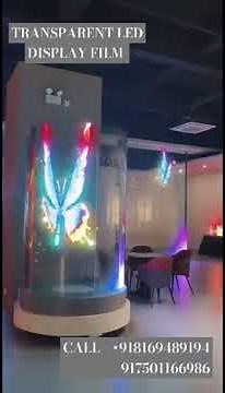 LED Transparent Venus Screen - Transparent LED Display Film #trending #shrots #transparentleddisplay
