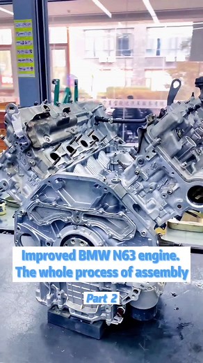 BMW N63 Engine Assembly Process Explained