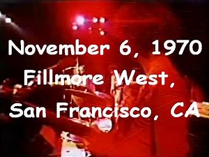 Zappa/Mothers at Fillmore West