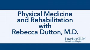 Do you want to learn more about Physical Medicine and Rehabilitation (PM&R), otherwise known as physiatry? Watch our chat with Rebecca Dutton, M.D., a physiatrist at Lovelace UNM Rehabilitation Hospital, to learn more about this special field. | Lovelace Health System | Facebook
