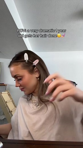 Dramatic 1 Year Old Hair Salon Adventure