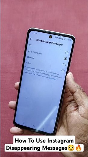 How To Use Instagram Disappearing Messages | Instagram Disappearing Message 🔥