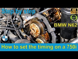 How to do the timing on a BMW N62 engine - step by step