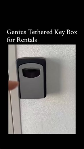 Learnbit.io on Instagram: "The video clip demonstrates a clever anti-theft key box system designed specifically for short-term rentals like Airbnb or minpaku (Japanese vacation rentals). It shows a sturdy metal key safe mounted on a door or wall, containing a standard house key attached to a thick, retractable steel cable (similar to anti-theft device tethers). The cable allows the key to be pulled out far enough to unlock the door but automatically retracts back into the locked box afterward. T