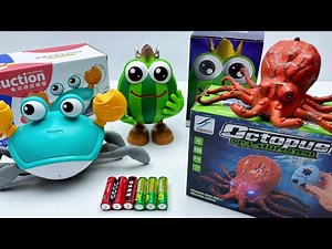 Unboxing Electric Remote Control Toys | Dancing Crab | Electric Octopus | ASMR Toy Review