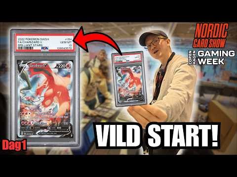 VILD START som Vendor på Nordic Card Show! (Dag 1)