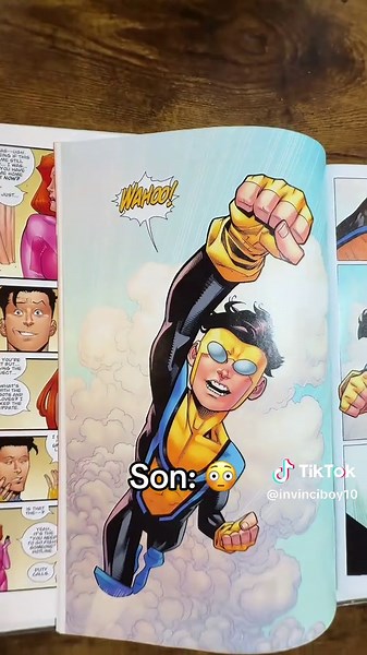 Desafiando la pose de Anissa en Invincible