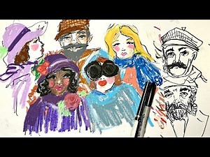 A Simple Way to Draw Faces (Easy & Fun!)