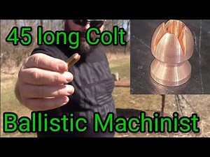45 Long Colt copper pellet VS Ballistics Gel
